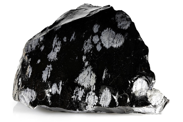 Obsidienne flocons de neige | Lithothérapie en Ligne