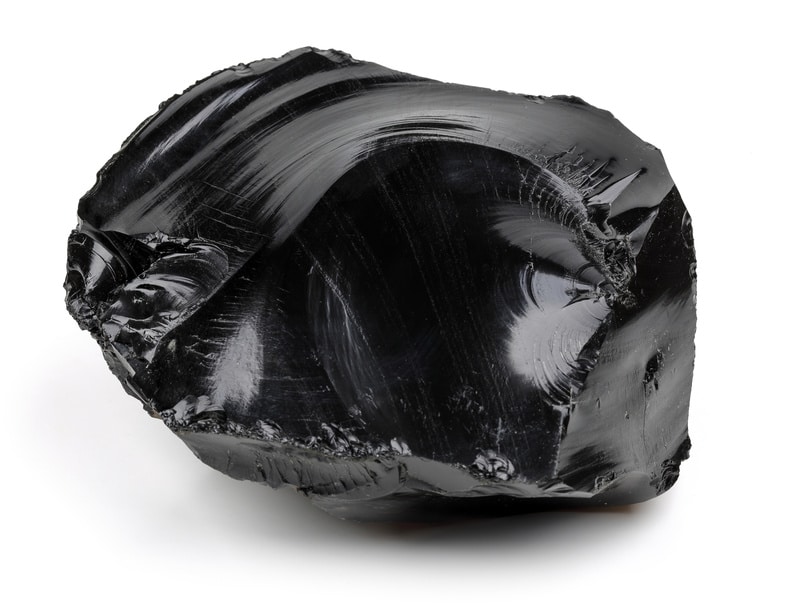 Pierre Roulée Obsidienne Noire (Mexique) - Nature Minérale